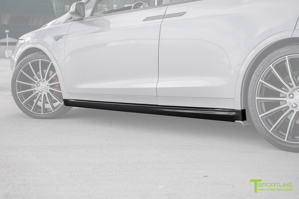 T-sportline - Model X Carbon Fiber Side Skirts