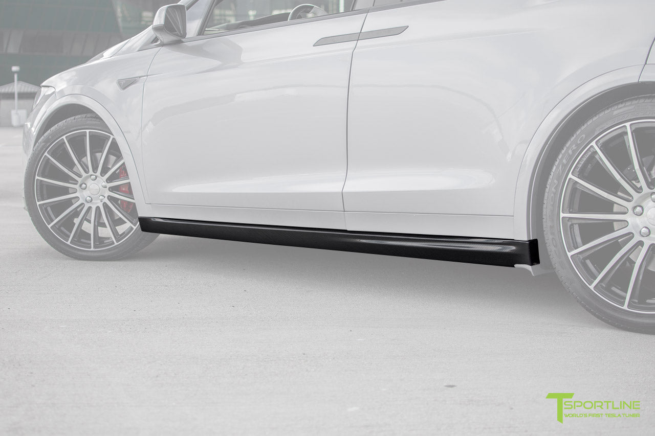 T-sportline - Model X Carbon Fiber Side Skirts