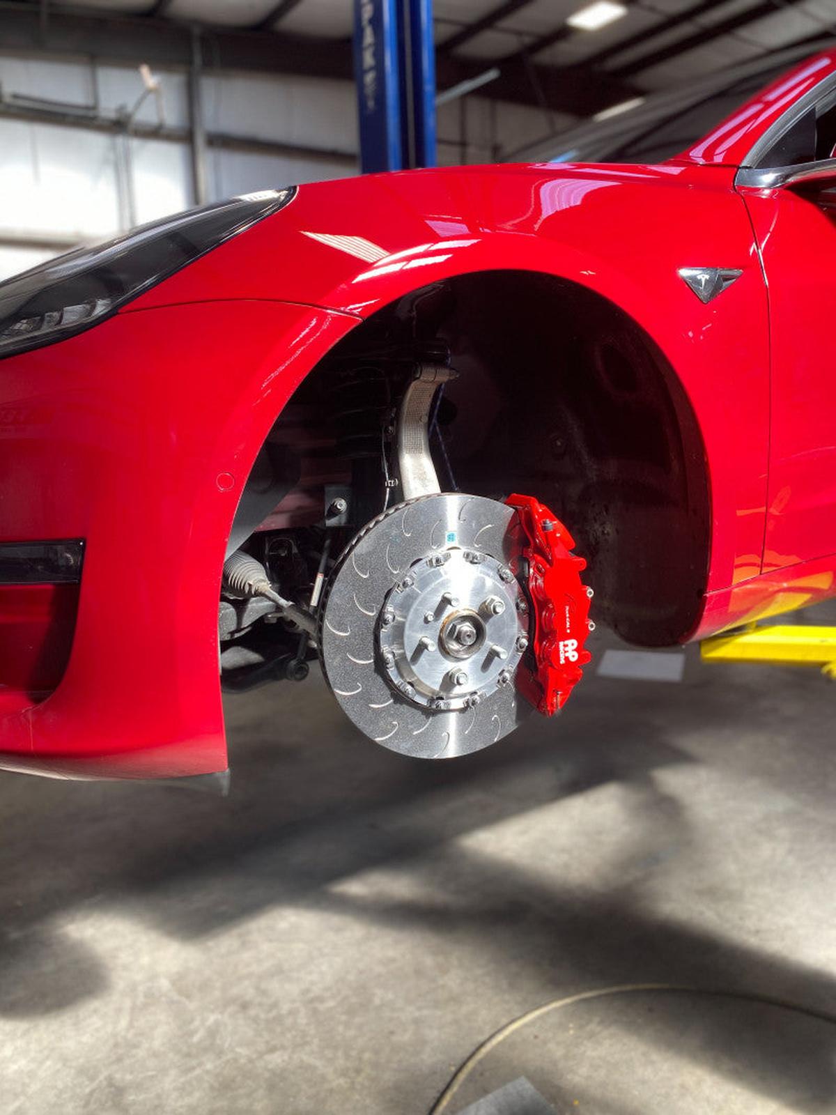 Redwood Motorsports - Model 3 AP racing radi-CAL "Road & Track" big brake kit
