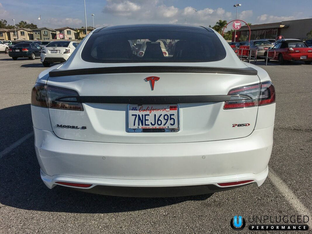 Unplugged Performance - Model S Rear Under Spoiler and Diffuser System (2012-2016.5)