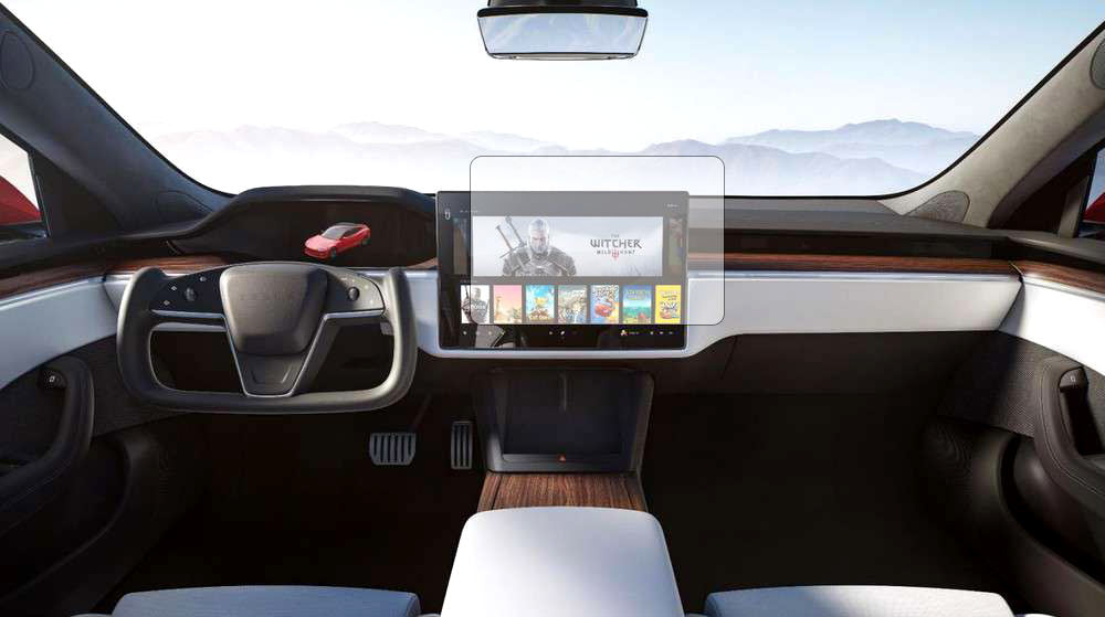 Skärmskydd Tesla Model S & X 2021+