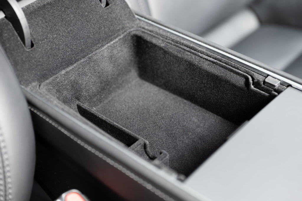 Förvaringslåda Armstöd Tyg Tesla Model 3 & Y