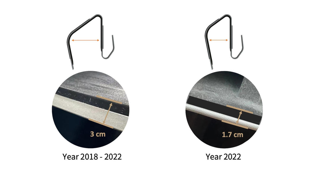 Handskfackskrok 2-pack Jowua Tesla Model Y/3