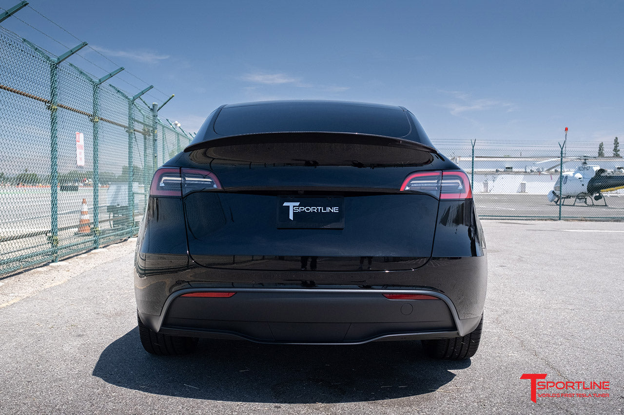 T-sportline - Model Y carbon fiber executive trunk spoiler