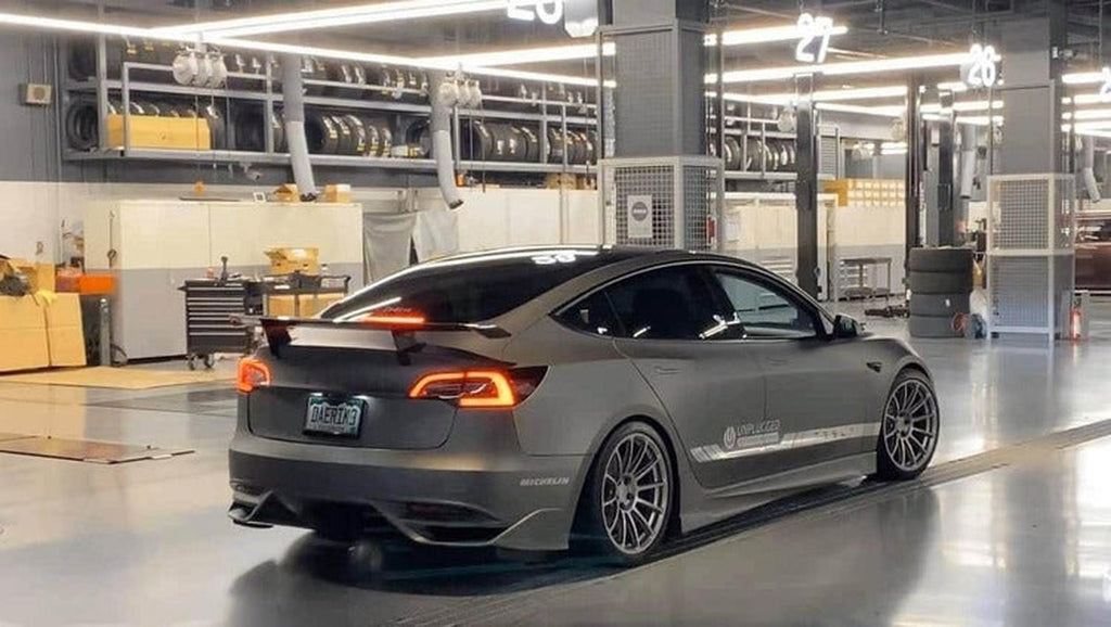 Unplugged Performance - Model 3 Ascension spoiler by Voltex