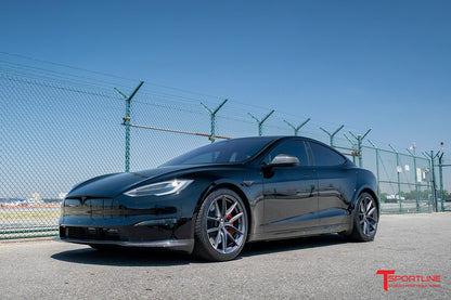 T-sportline - Model S Carbon Fiber Front Apron 2021+