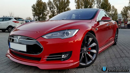 Unplugged Performance - Model S Front Spoiler & Diffuser System (2012-2016.5)
