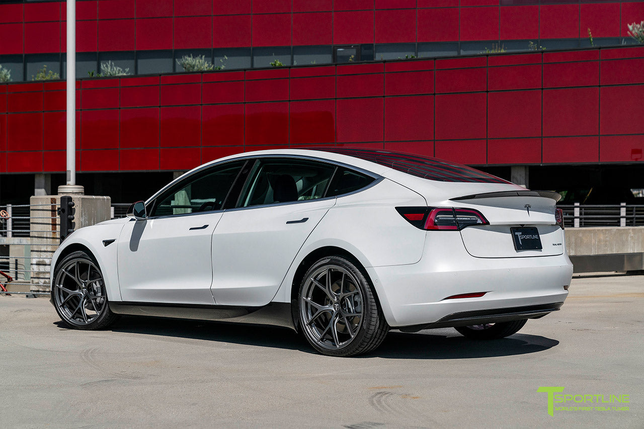 T-sportline - Model 3 sideskørter i kulfiber (sæt med 2)