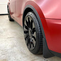 Tesla Model Y stænklapper / mud flaps – mat sort