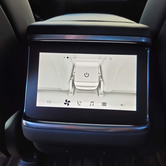 Model S/X 2021+ skærmbeskyttelse på bagsiden