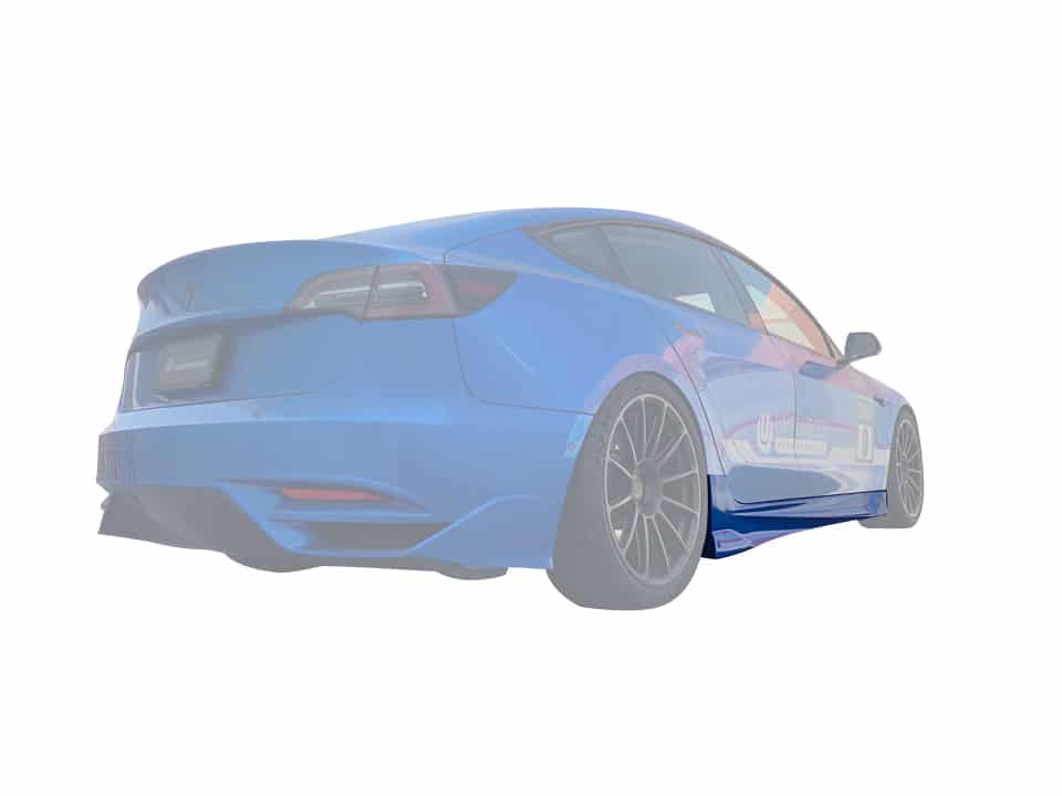 Unplugged Performance - Model 3 Ascension Side Skirt Set