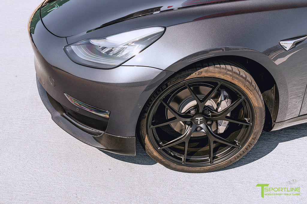 T-sportline - Model 3 Carbon Fiber Front Apron