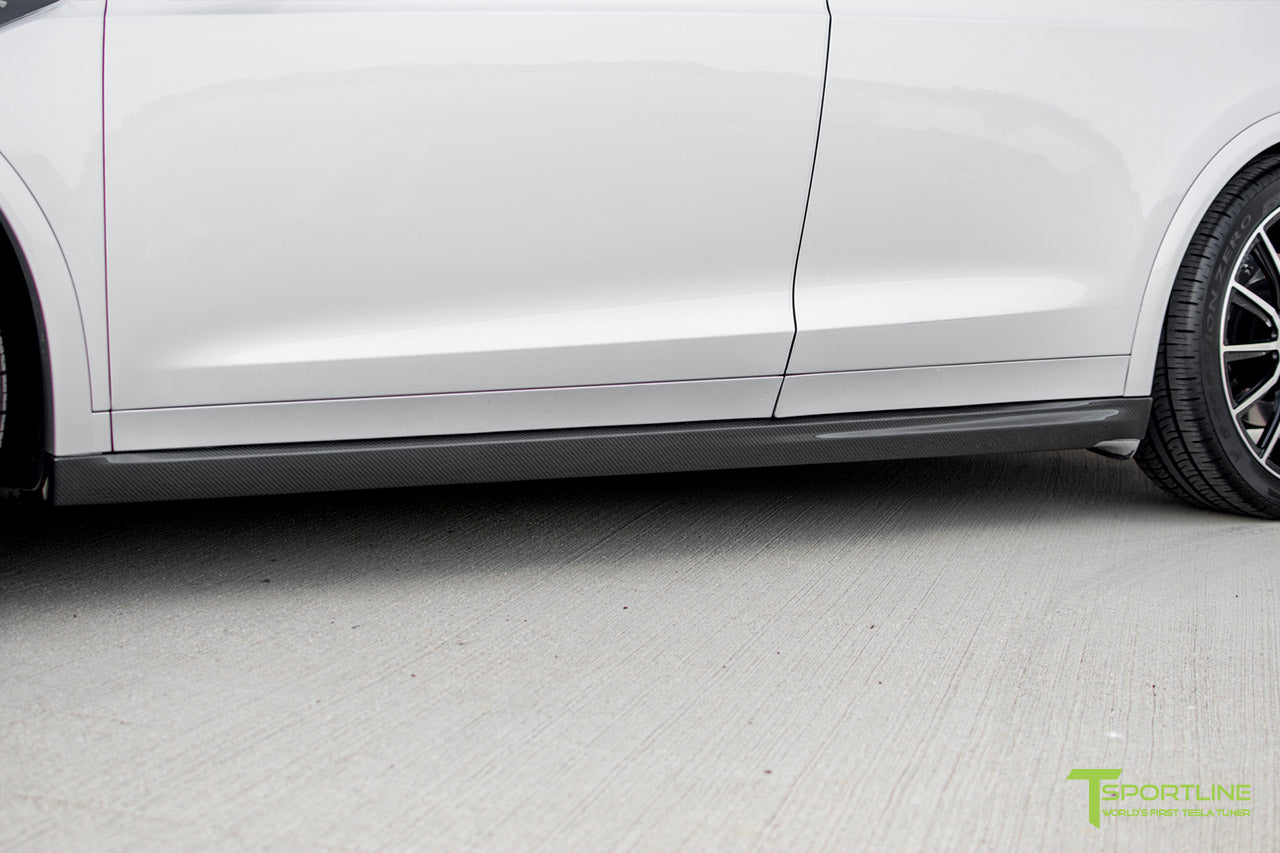 T-sportline - Model X Carbon Fiber Side Skirts