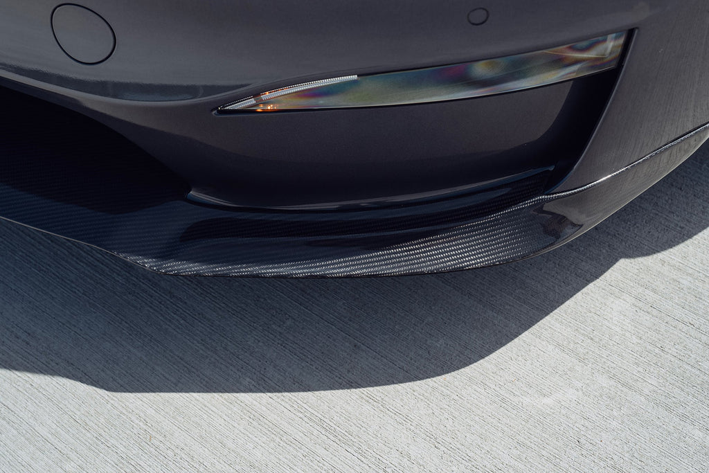 T-sportline - Model S Carbon Fiber Front Apron 2021+