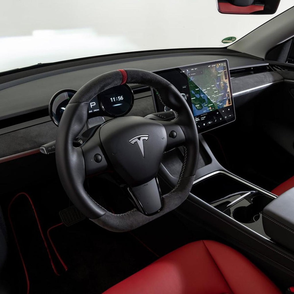 Startech Model 3/Y sportratt alcantara