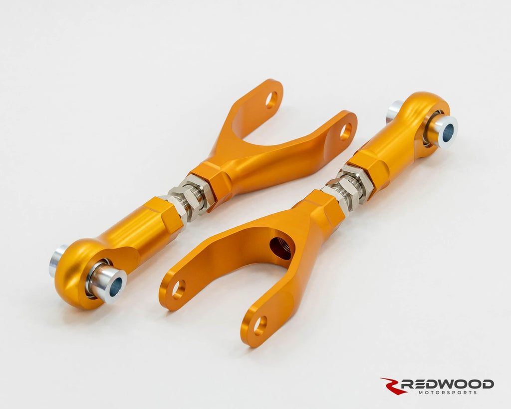 Redwood Motorsports - Model 3/Y Spherical Bearing Rear Control Arms Camber/Toe Adjustment