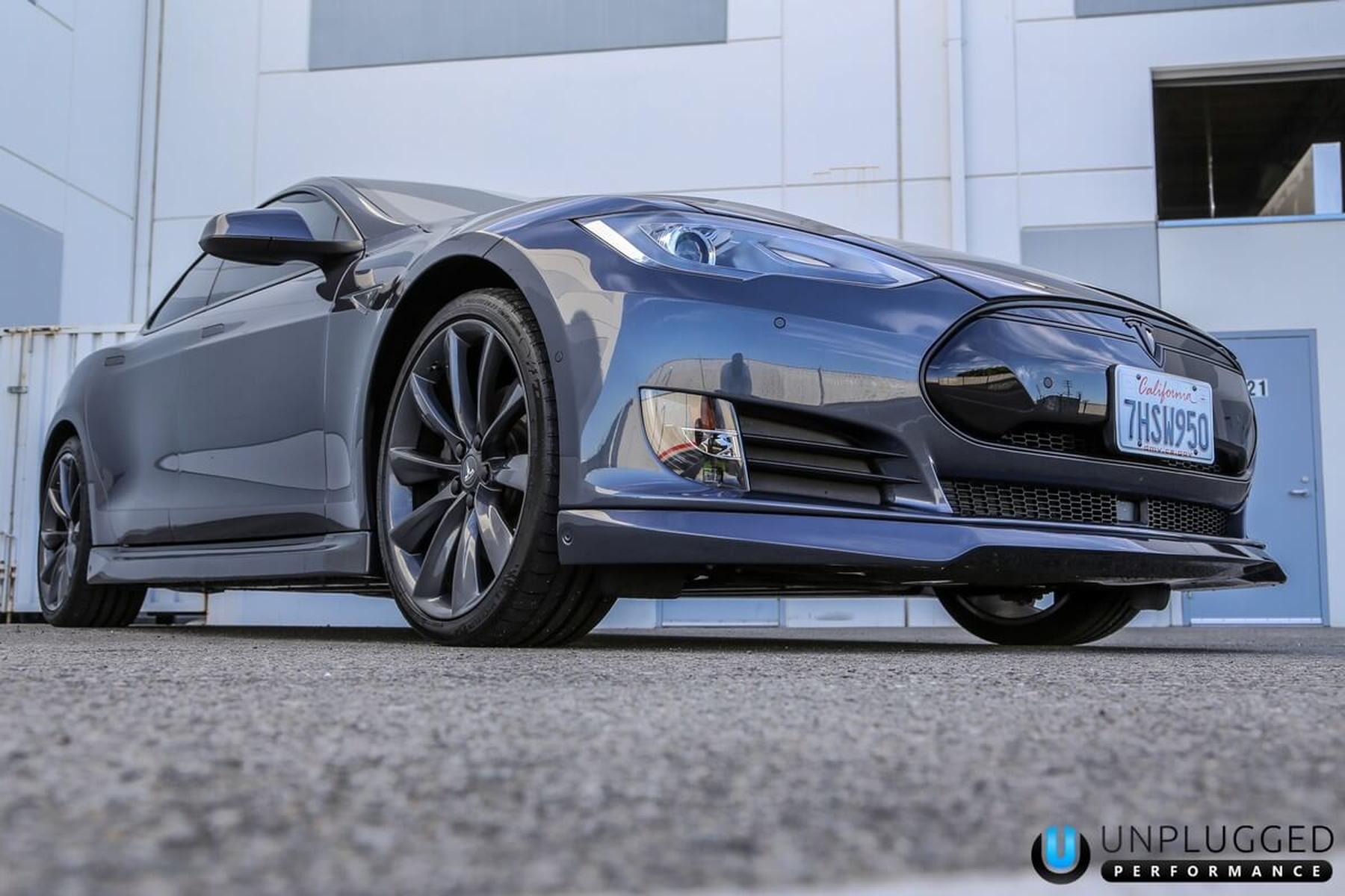 Unplugged Performance - Model S Front Spoiler & Diffuser System (2012-2016.5)