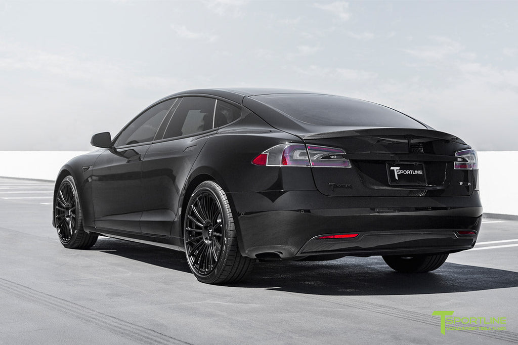 T-sportline - Model S Carbon Fiber Diffuser bak